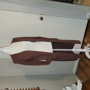 Dark Lavender Cardigan with Pockets